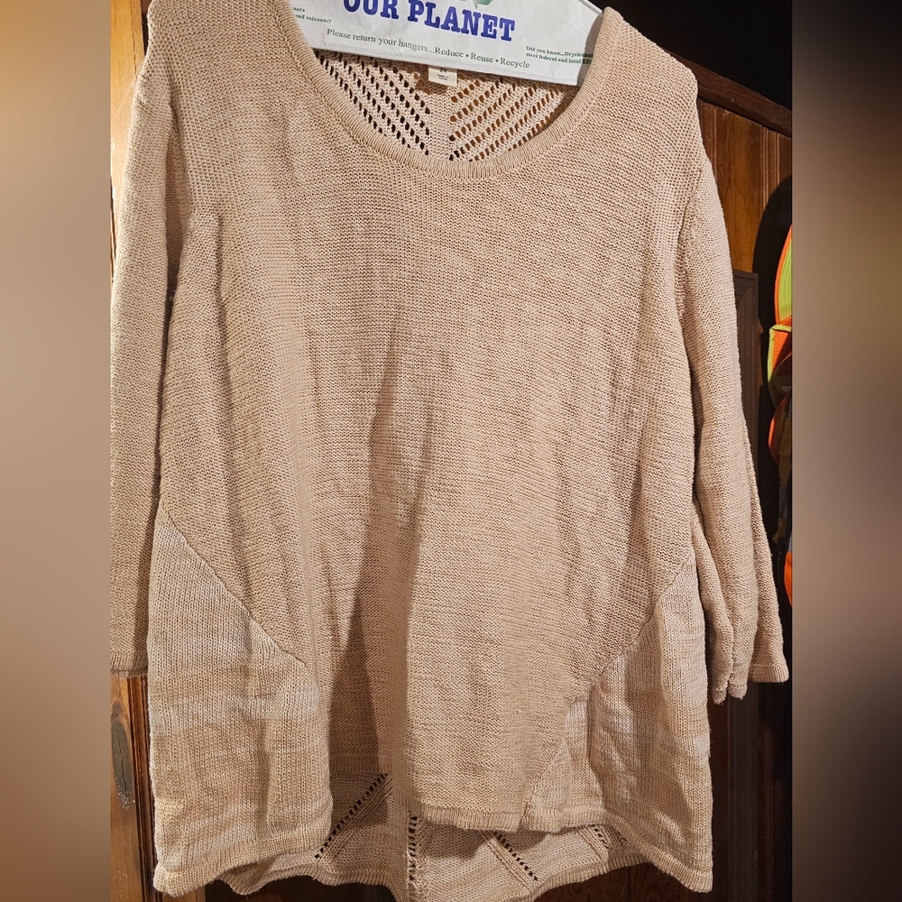 Cozy Knit Sweater in Cream